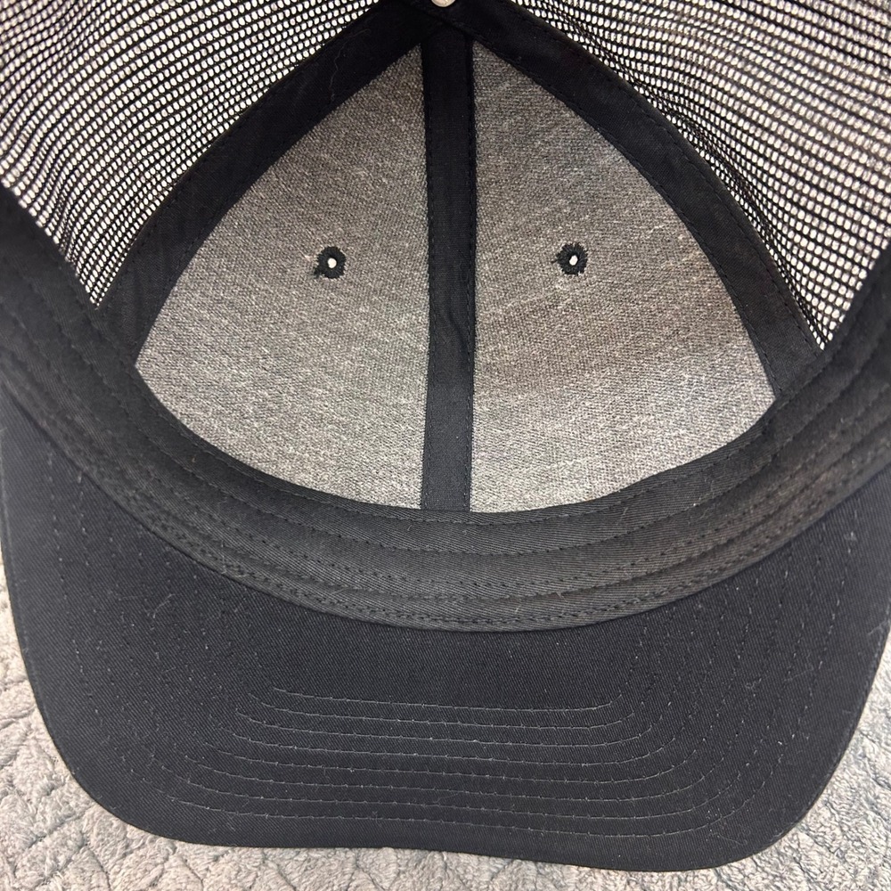 Knight Port & Rail Services Mens Black Richardson 112 Trucker Hat Snapback OSFM - Picture 11 of 13